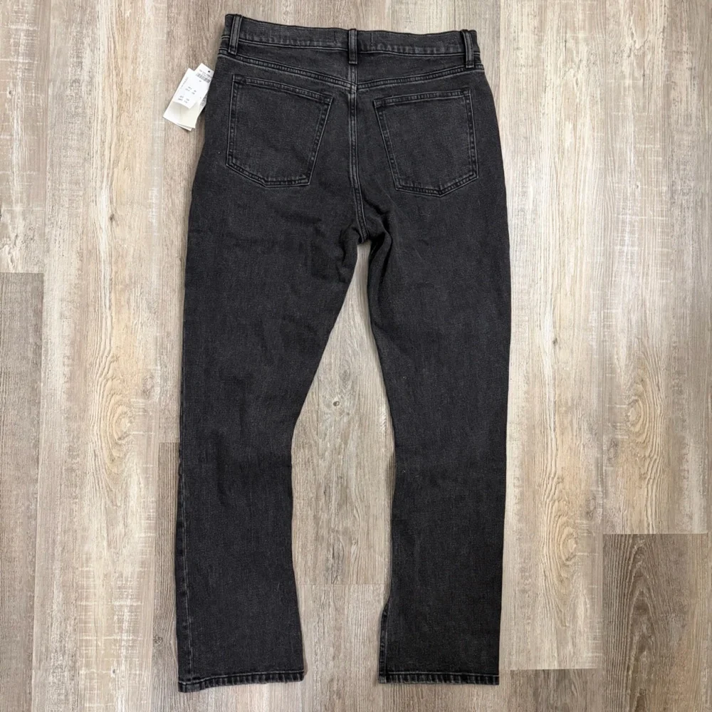 Abercrombie & Fitch The Skinny High Rise Split Hem Black Jeans-size 30/10 NWT🔥